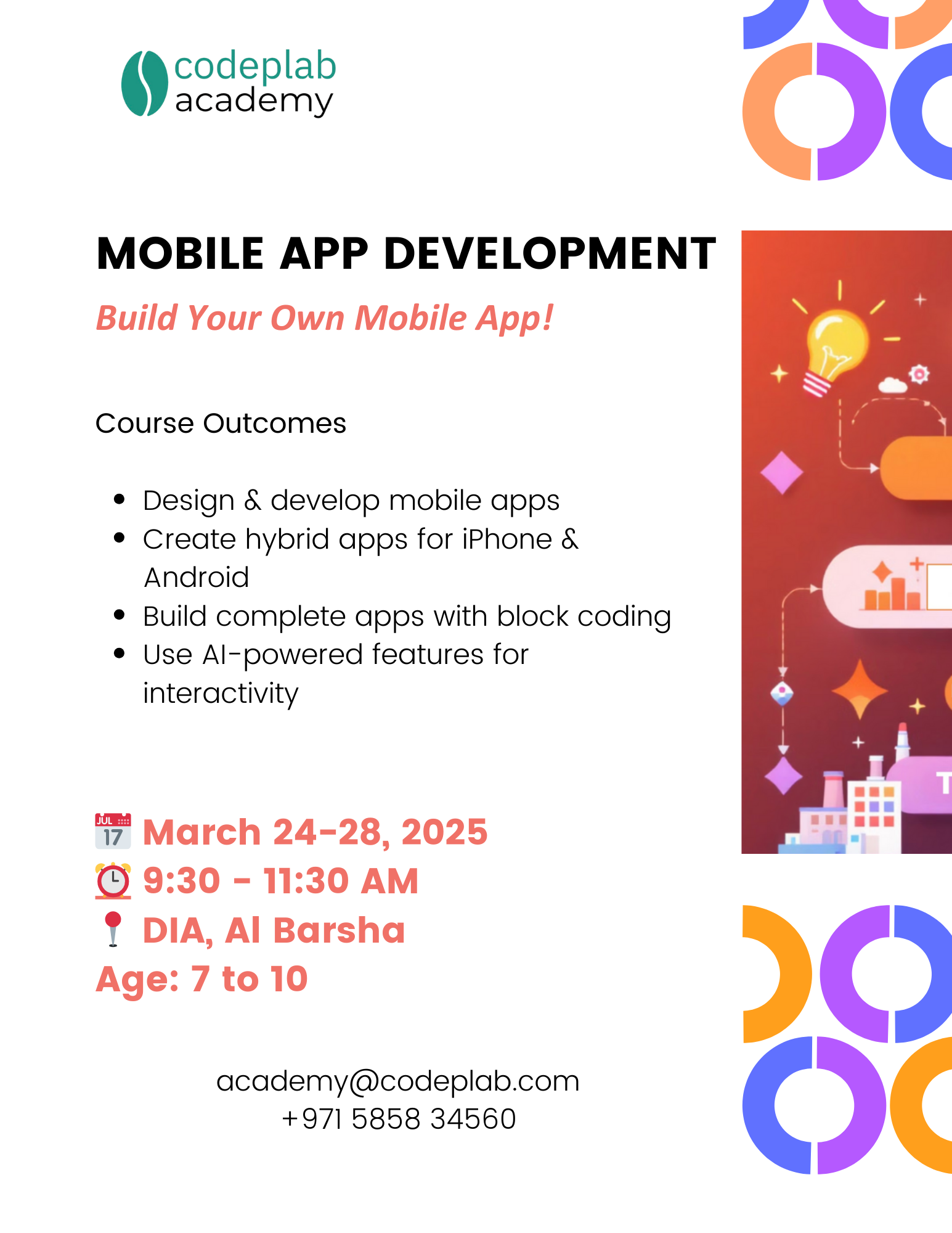 Mobile App Development Course - Spring Camp